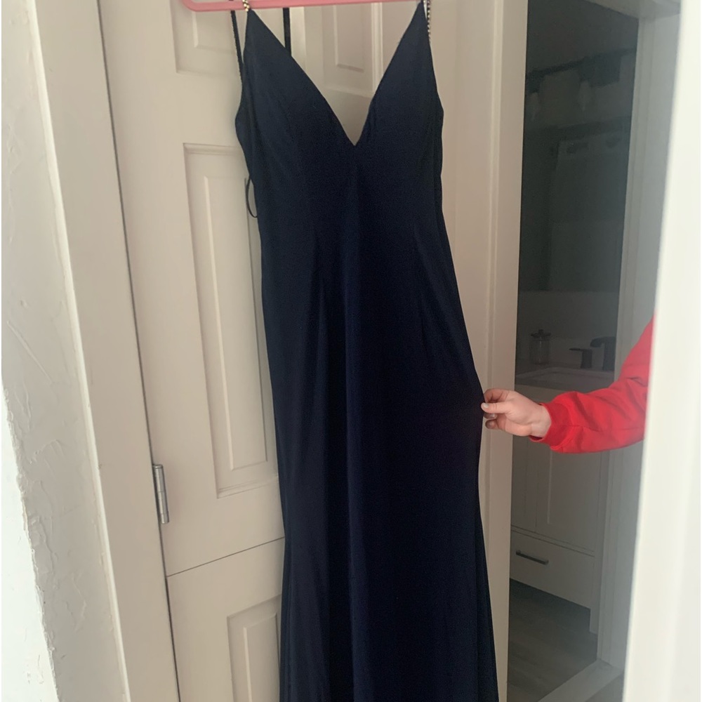 Sapphire blue formal dress. Size 14. Worn once. Great condition.